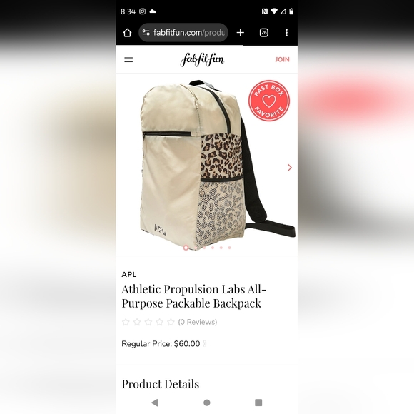 APL All-Purpose Packable Backpack - Picture 3 of 3